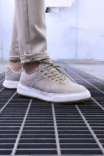 Men’s Premium leather Urban Sneakers – Sleek & Versatile