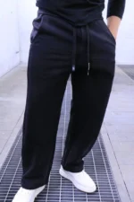 Comfortable  jogger pants, basic  buggy fit – Image 2