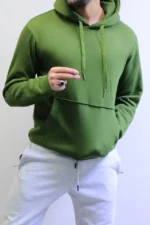 Inner Soft Fleece Hoodie basic size  – winter Season Ready - Image 7