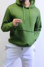 Inner Soft Fleece Hoodie basic size  – winter Season Ready - Image 3