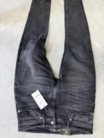 Stretch dark gray slim jeans for men , Modern Fit - Image 5