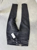 Stretch dark gray slim jeans for men , Modern Fit - Image 6