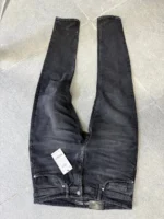 Stretch dark gray slim jeans for men , Modern Fit - Image 7