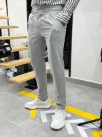 Men's Classic Slim Fit Formal Trousers - Elegant Style for Business & Occasions - Image 8