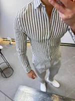 Men’s Slim Fit Checkered Shirt  Casual Button-Up Shirt for Smart & Casual Wear