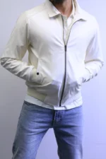 Premium Olive Leather Jacket for Men – ZAC - Image 4