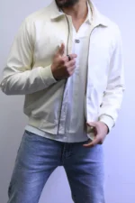 Premium Olive Leather Jacket for Men – ZAC - Image 18