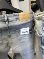 Light Blue slim Fit Stretch Jeans – Basic Essential - Image 3