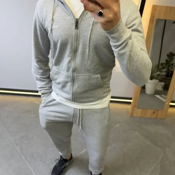 Men’s Zip Hoodie Tracksuit Set – ZAC