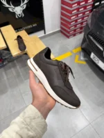 Men’s Brown Leather Sneakers – Casual Premium Style - Image 18