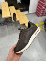 Men’s Brown Leather Sneakers – Casual Premium Style - Image 7