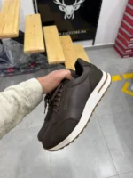 Men’s Brown Leather Sneakers – Casual Premium Style - Image 19