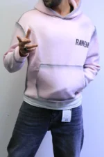 Inner Soft Fleece Hoodie over size – half Season Ready - Image 5