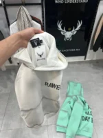 Inner Soft Fleece Hoodie over size – half Season Ready - Image 11