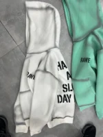 Inner Soft Fleece Hoodie over size – half Season Ready - Image 9