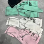 Inner Soft Fleece Hoodie over size  – half  Season Ready
