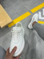 Men’s white  Sneakers leather 100% Urban Sneakers - Image 2