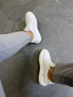 Men’s white  Sneakers leather 100% Urban Sneakers - Image 8