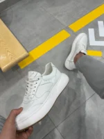 Men’s white  Sneakers leather 100% Urban Sneakers - Image 10