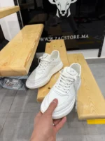 Men’s white  Sneakers leather 100% Urban Sneakers - Image 11