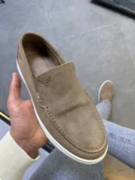 Men’s Casual Slip-On Shoes – Premium Suede Everyday Loafers