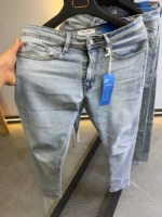 Light Blue slim Fit Stretch Jeans – Basic Essential - Image 2
