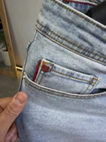 Light Blue slim Fit Stretch Jeans – Basic Essential - Image 13