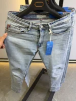 Light Blue slim Fit Stretch Jeans – Basic Essential - Image 15