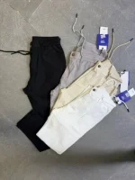 ikon Breeze Linen Pants Men’s Casual Slim Fit Pants - Image 2