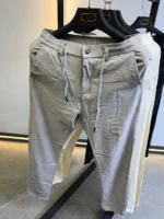 ikon Breeze Linen Pants Men’s Casual Slim Fit Pants - Image 9