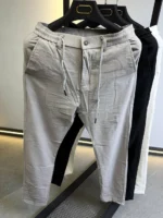 ikon Breeze Linen Pants Men’s Casual Slim Fit Pants - Image 17