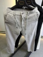ikon Breeze Linen Pants Men’s Casual Slim Fit Pants - Image 24