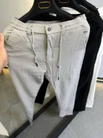 ikon Breeze Linen Pants Men’s Casual Slim Fit Pants - Image 12