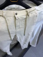 ikon Breeze Linen Pants Men’s Casual Slim Fit Pants - Image 16