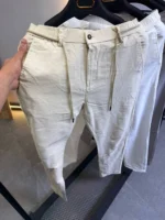 ikon Breeze Linen Pants Men’s Casual Slim Fit Pants - Image 20