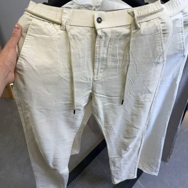 ikon Breeze Linen Pants Men’s Casual Slim Fit Pants