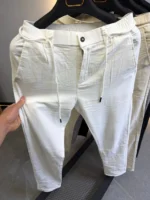 ikon Breeze Linen Pants Men’s Casual Slim Fit Pants - Image 28