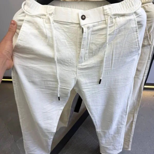 ikon Breeze Linen Pants Men’s Casual Slim Fit Pants