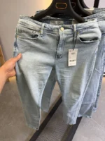 Light Blue slim Fit Stretch Jeans – Basic Essential - Image 4