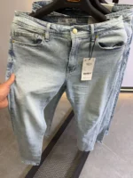 Light Blue slim Fit Stretch Jeans – Basic Essential - Image 6