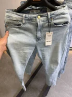 Light Blue slim Fit Stretch Jeans – Basic Essential - Image 15