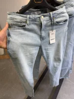 Light Blue slim Fit Stretch Jeans – Basic Essential - Image 14