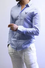 Men’s Slim Fit Striped Shirt – Elegant Casual Button-Up Shirt | Zac - Image 3