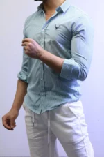 Men’s Slim Fit Striped Shirt – Elegant Casual Button-Up Shirt | Zac - Image 24