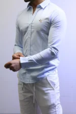 Men’s Slim Fit Plain Shirt – Classic Button-Up Style – Image 9