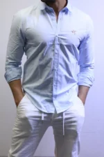Men’s Slim Fit Plain Shirt – Classic Button-Up Style – Image 4