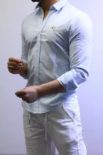 Men’s Slim Fit Plain Shirt – Classic Button-Up Style – Image 8