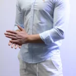 Men’s Slim Fit Plain Shirt – Classic Button-Up Style