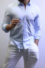 Men’s Slim Fit Plain Shirt – Classic Button-Up Style – Image 5