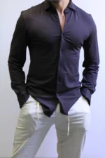 Men’s Slim Fit Casual Button-Up Shirt – Elegant Style - Image 11